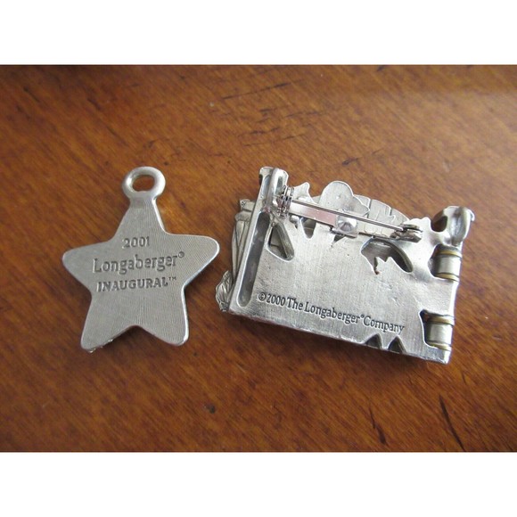 Lot of 5x Longaberger Baskets Tie-On 1996-2001 Cottage Gate Mothers Day 25th - Picture 10 of 12